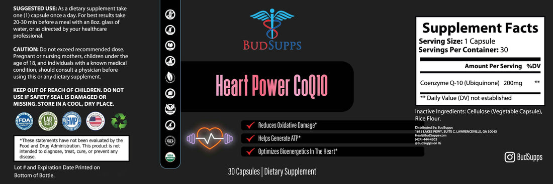 Heart Power CoQ10 - 200mg
