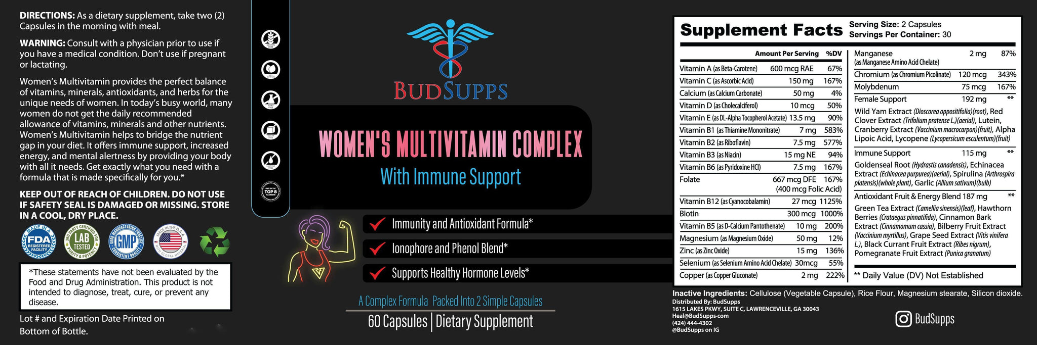 Women's Multivitamin Complex (with Immune Support)
